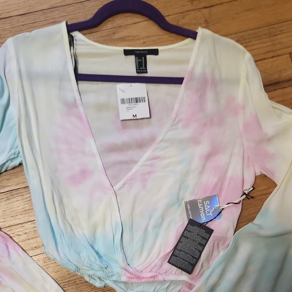 Forever 21 Tie-Dye Women's Top